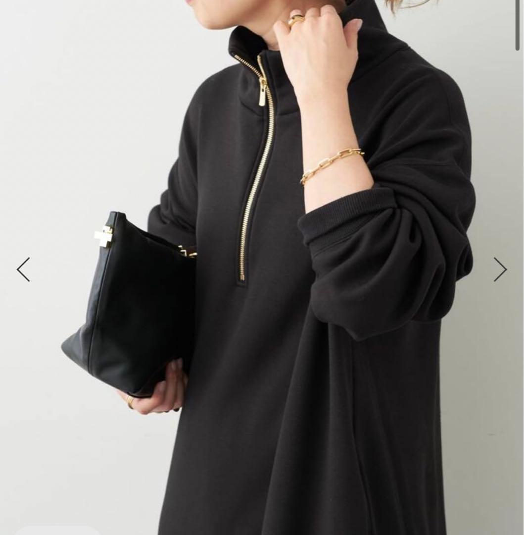 試着のみ　ドゥーズィエムクラス　2025AW Warm Zip Dress