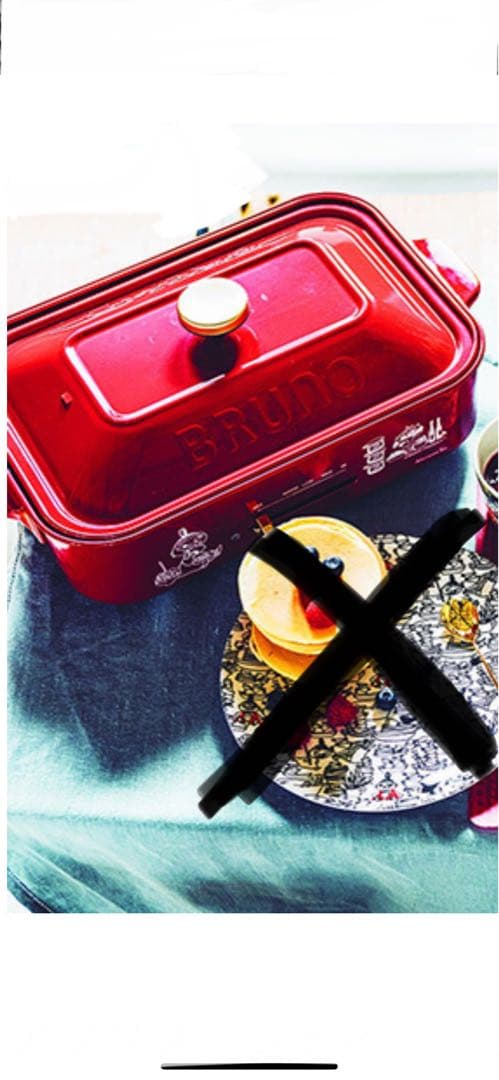 ムーミンコラボ　ブルーノ　コンパクトホットプレート