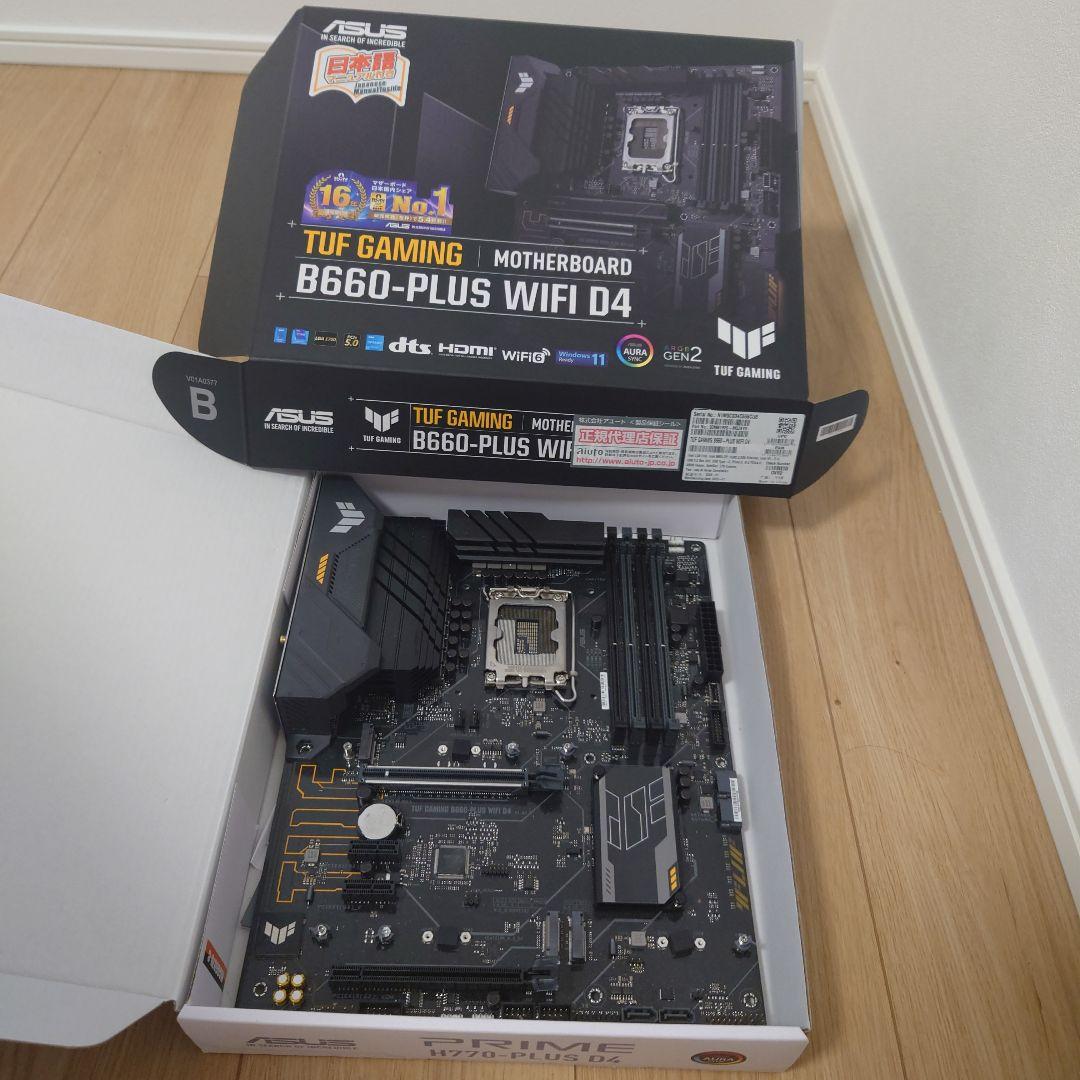 ASUS TUF Gaming B660-PLUS WIFI D4 本体