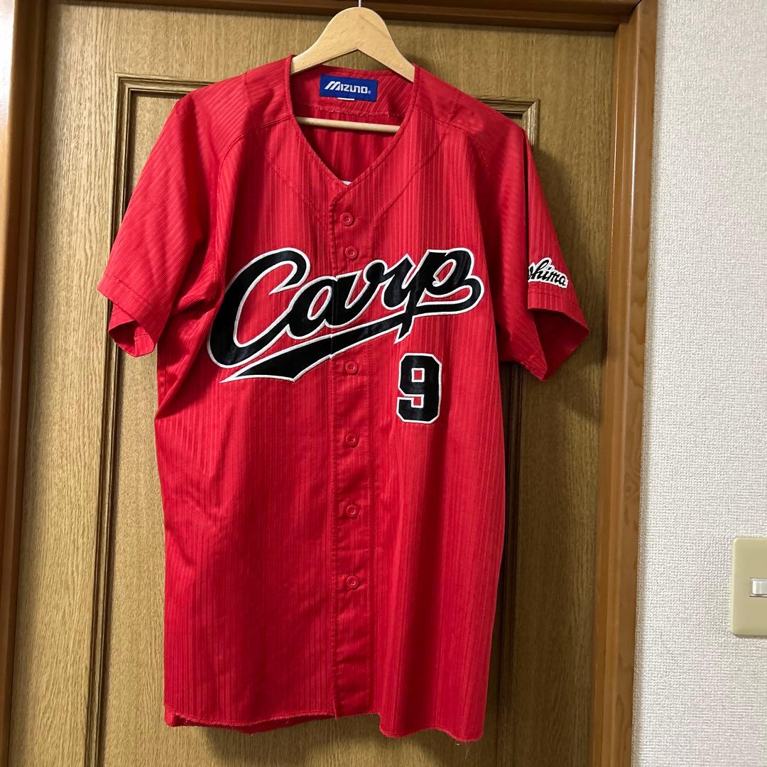 広島東洋カープ　サイズO ユニフォーム　赤道直下　背番号9