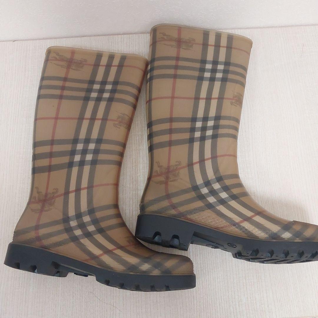 Burberry クラシックチェック レインブーツ UK4