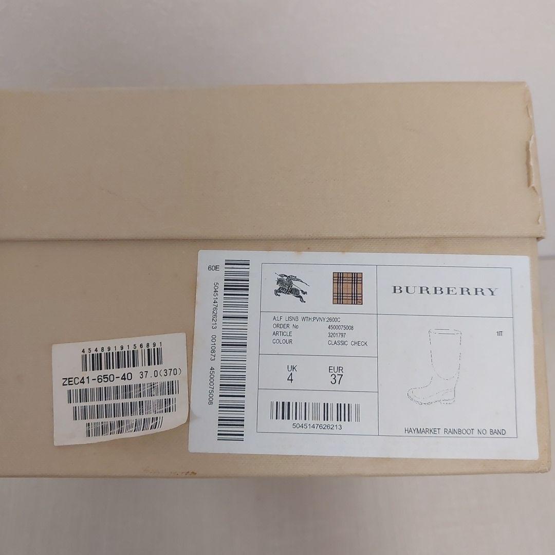Burberry クラシックチェック レインブーツ UK4