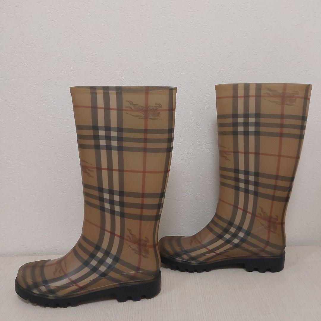 Burberry クラシックチェック レインブーツ UK4