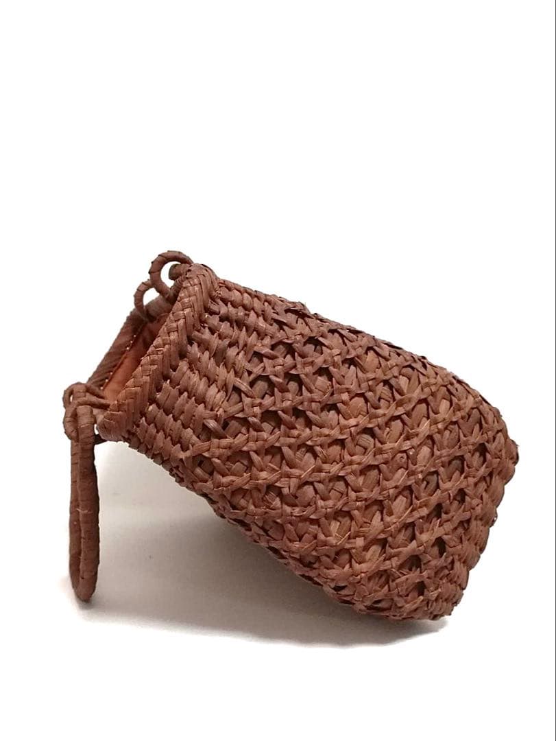 山葡萄バッグ台形高級極細龍網編み