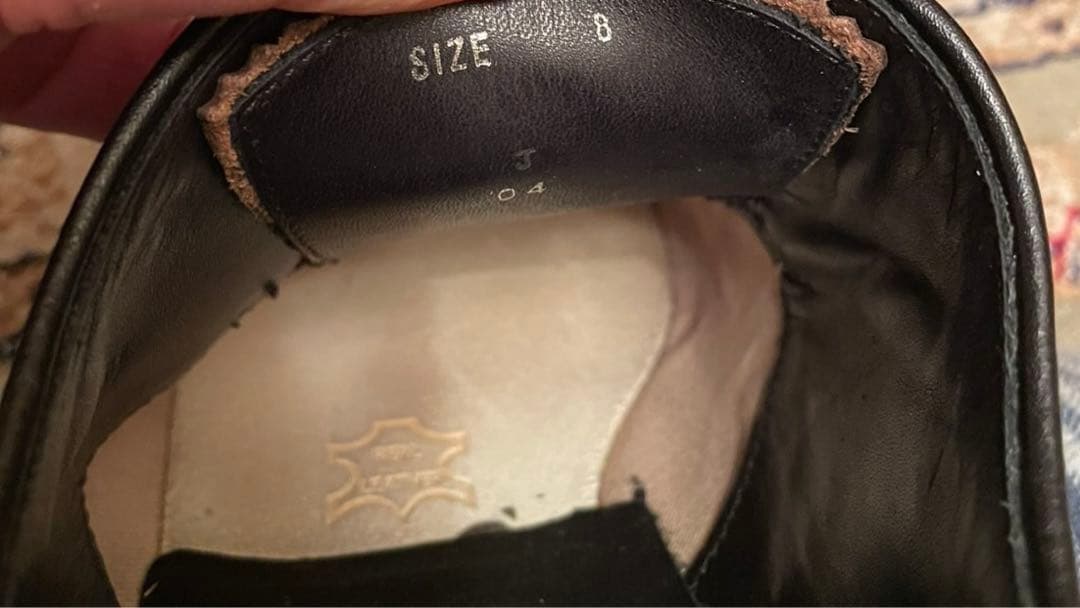 ローク Loake ガラスレザーシューズ