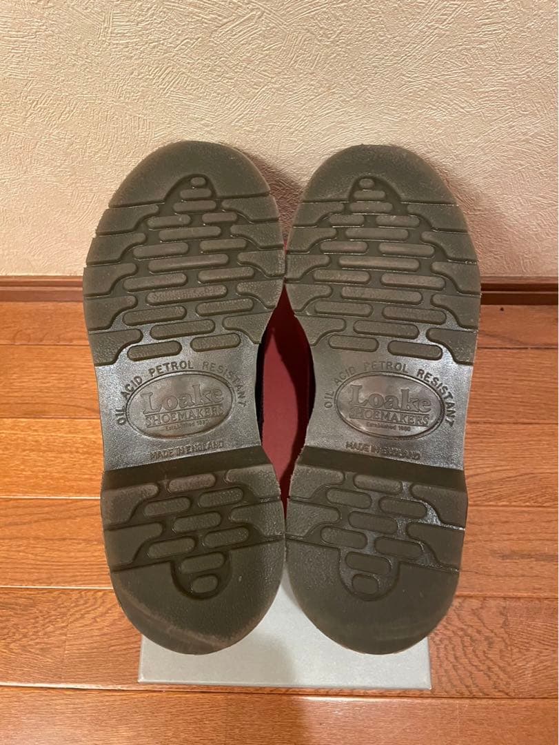 ローク Loake ガラスレザーシューズ