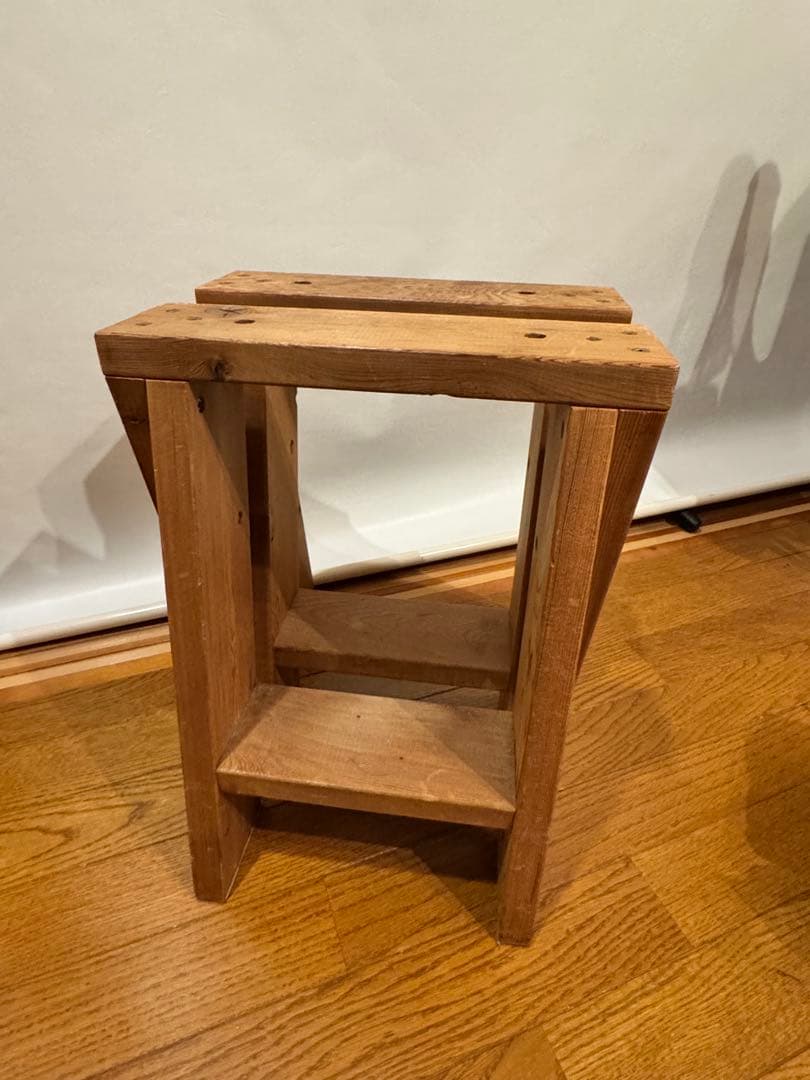 石巻工房AA ロウスツール 2脚セット　ヴィンテージ