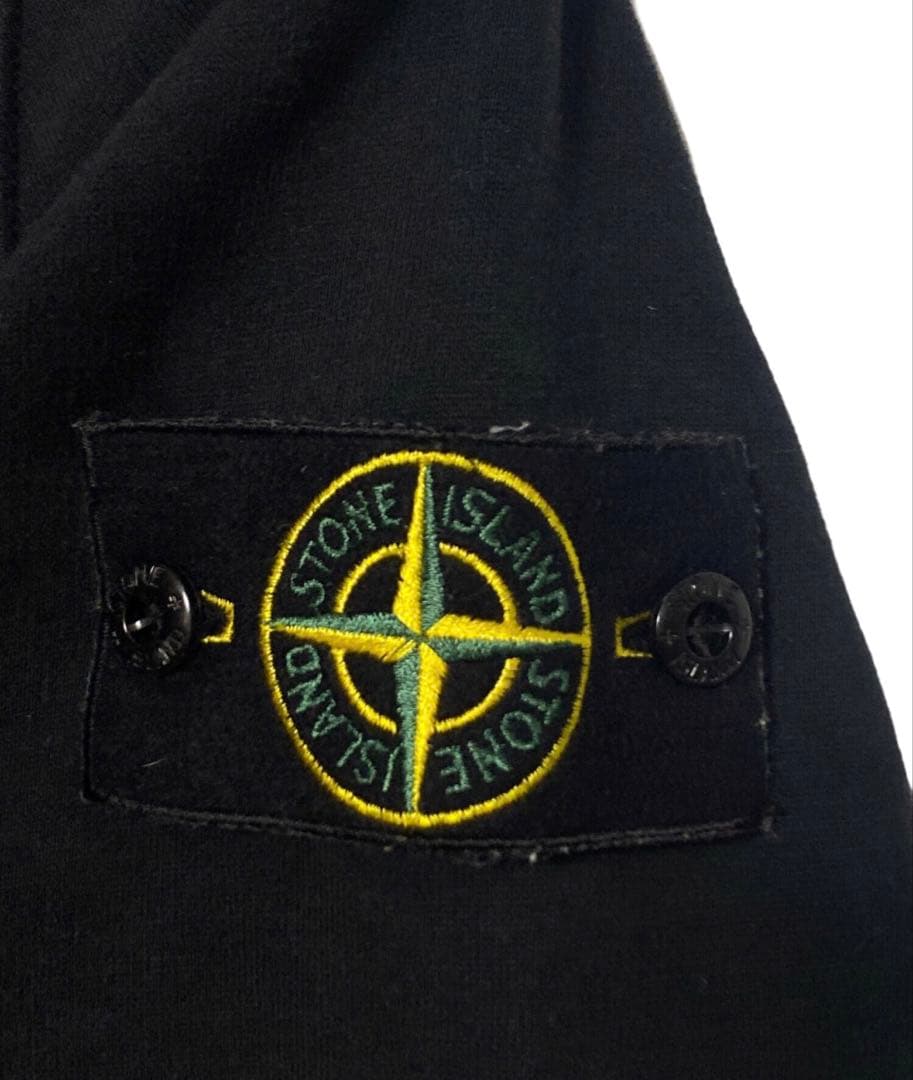 STONE  ロゴパッチ　ブラック スウェット