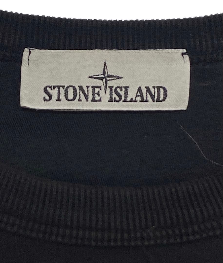 STONE  ロゴパッチ　ブラック スウェット