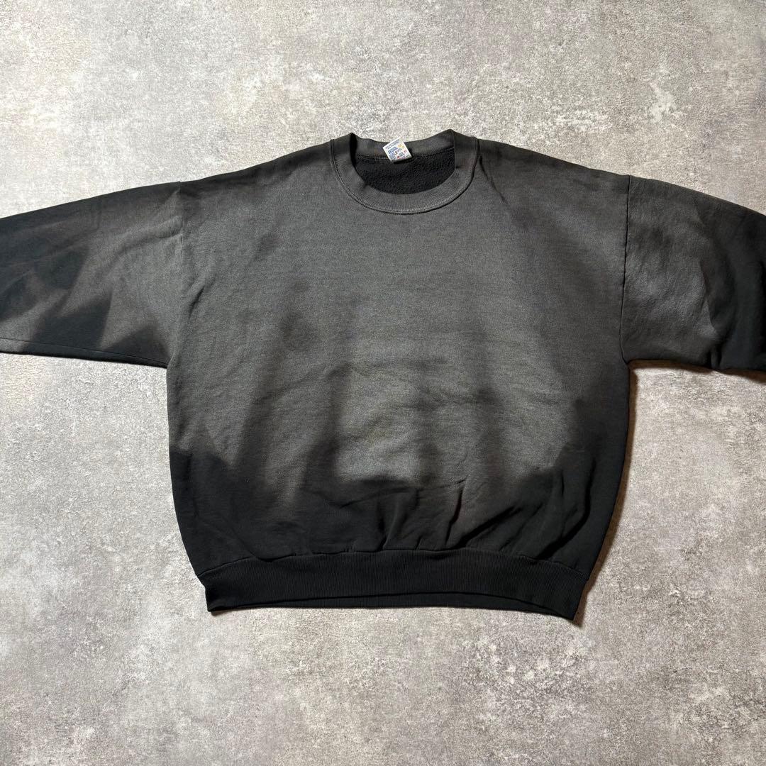 JERZEES USA製 鬼フェード グランジ サンフェード ブラック 2XL