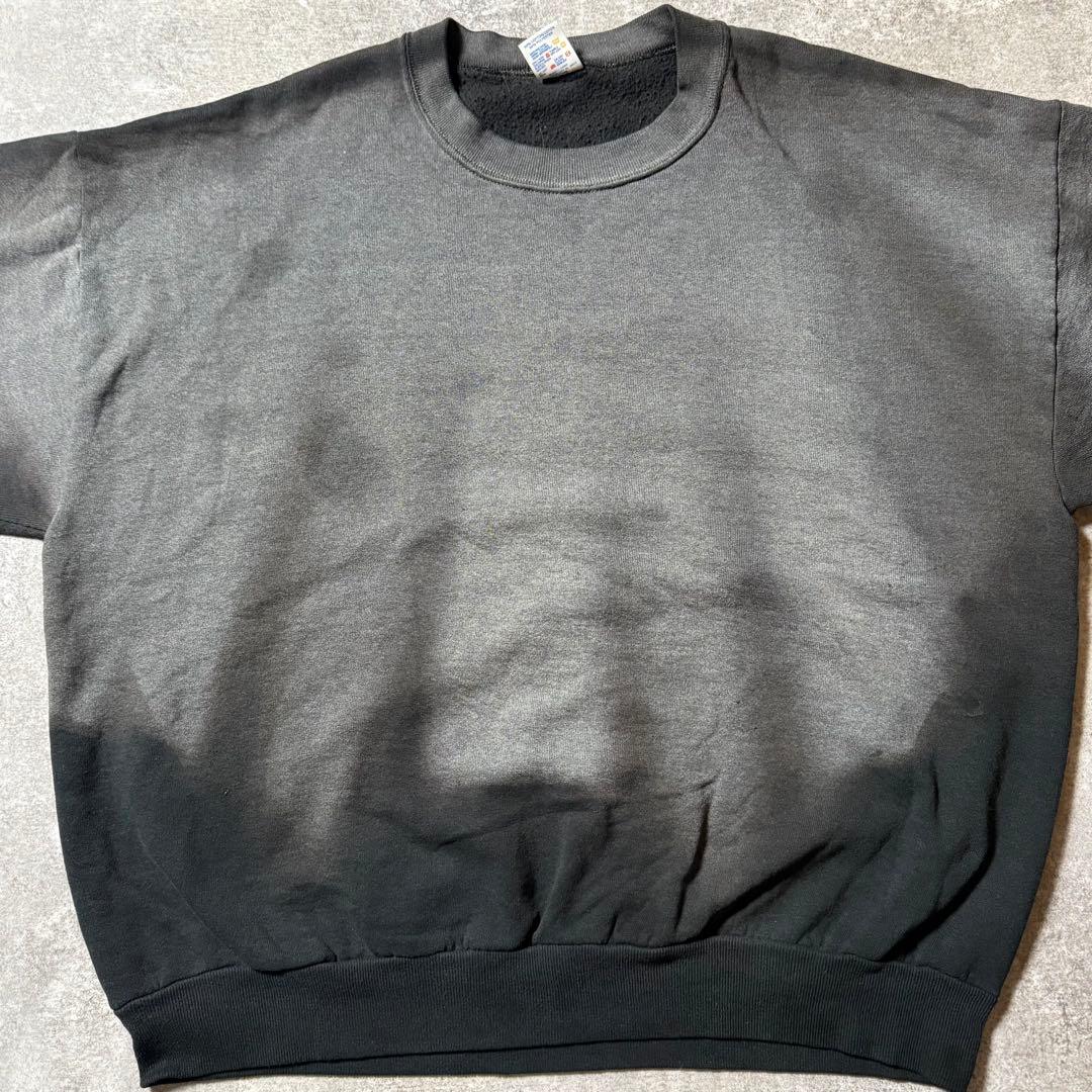 JERZEES USA製 鬼フェード グランジ サンフェード ブラック 2XL