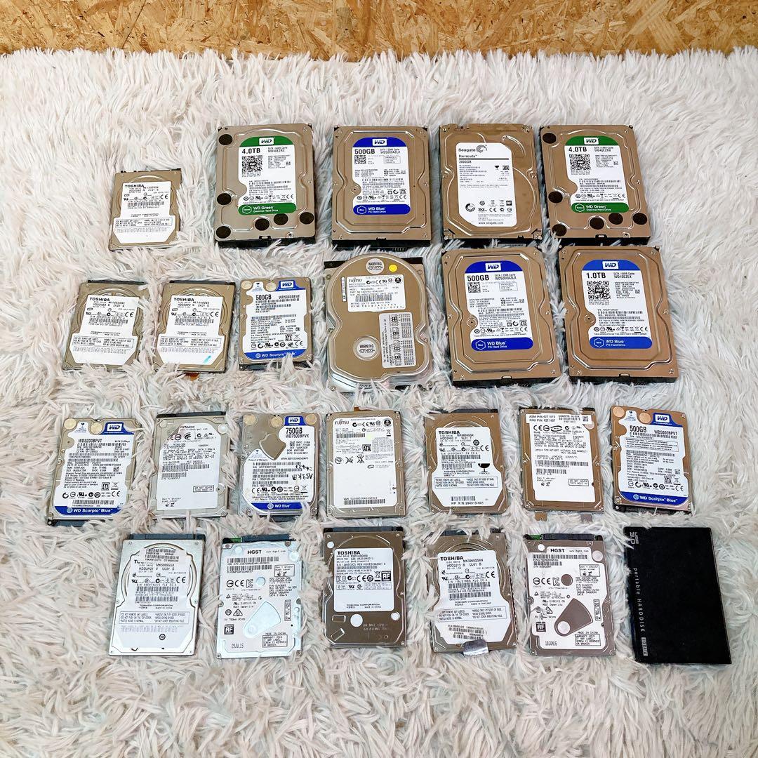 HDD まとめ売り　24個セット　ジャンク　TOSHIBA WD HITACHI