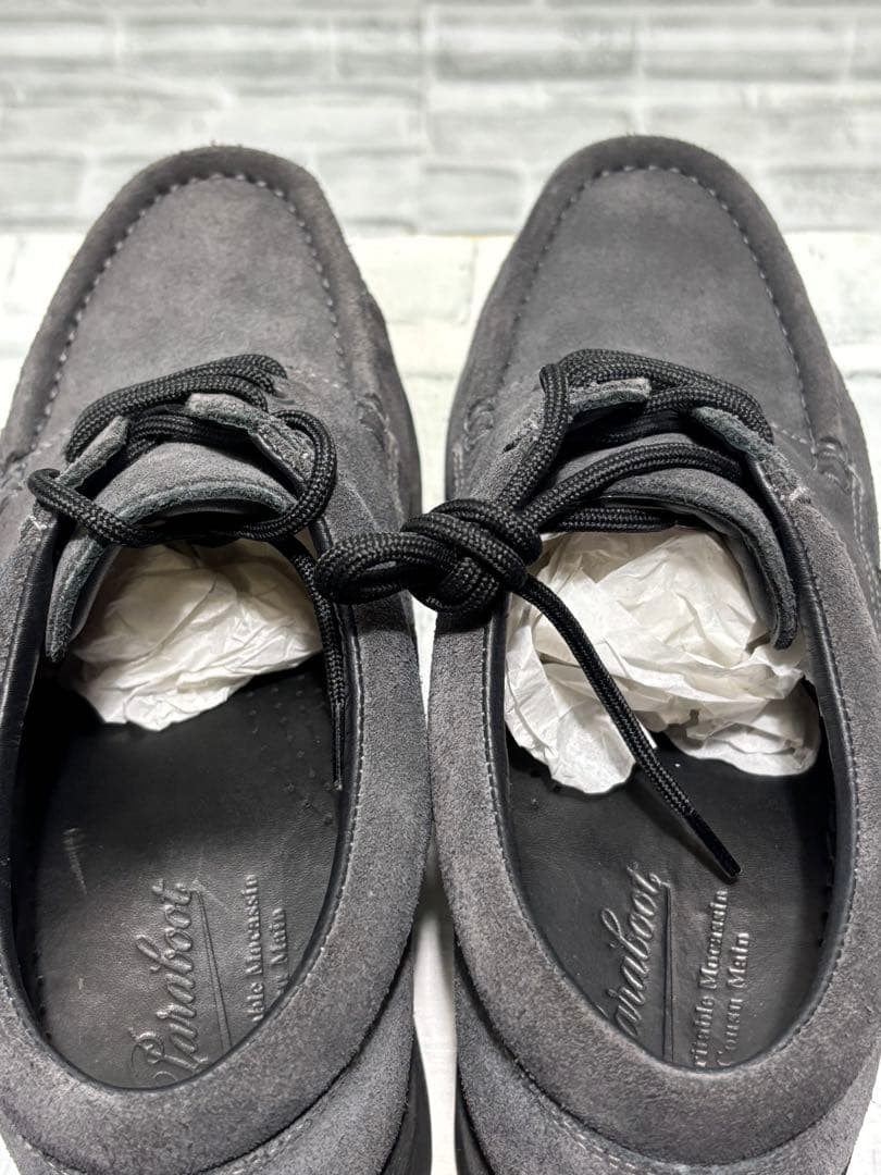 美品　PARABOOT パラブーツ　THIERS VEL ARDOISE