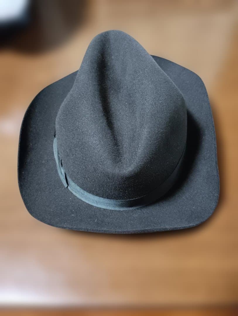 ボルサリーノ　59㎝　中折れウールフェルトハット