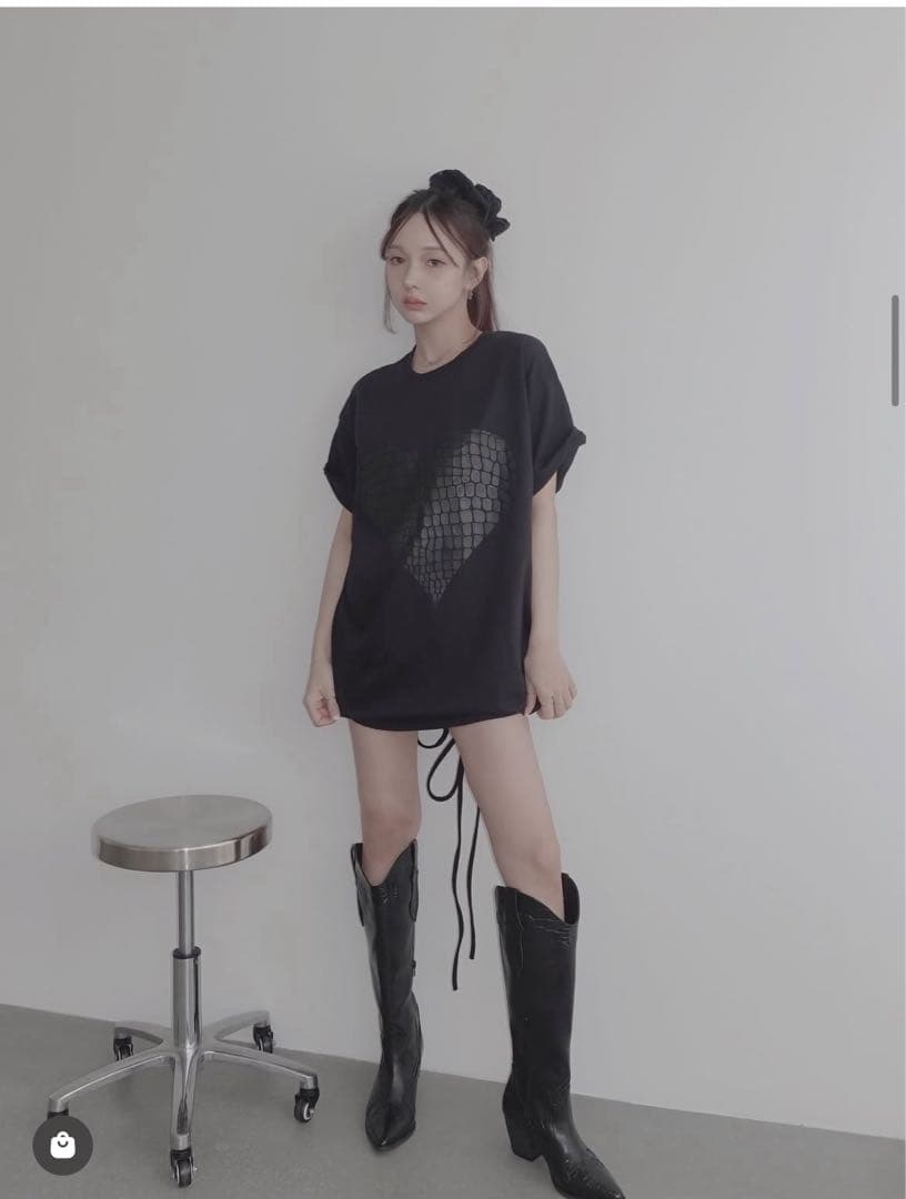 fiction tokyo リボンショートパンツ ブラック