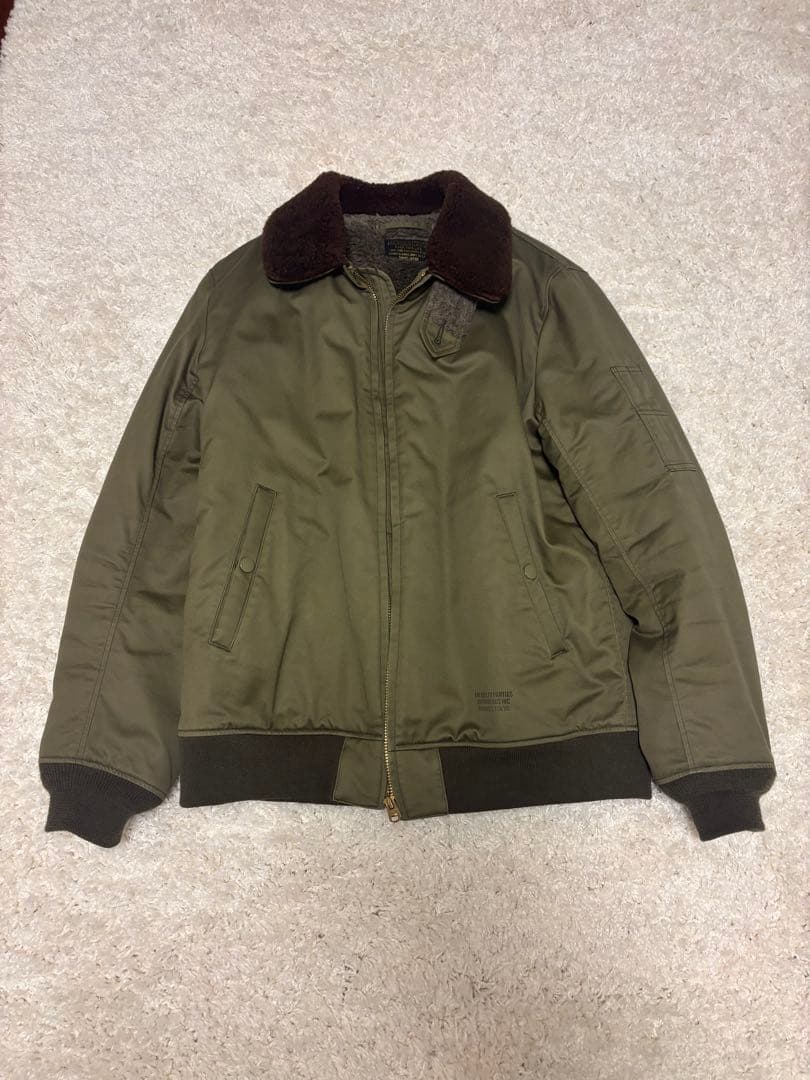 WACKO MARIA B-15 フライトジャケット　ボア　ミリタリー　ブルゾン