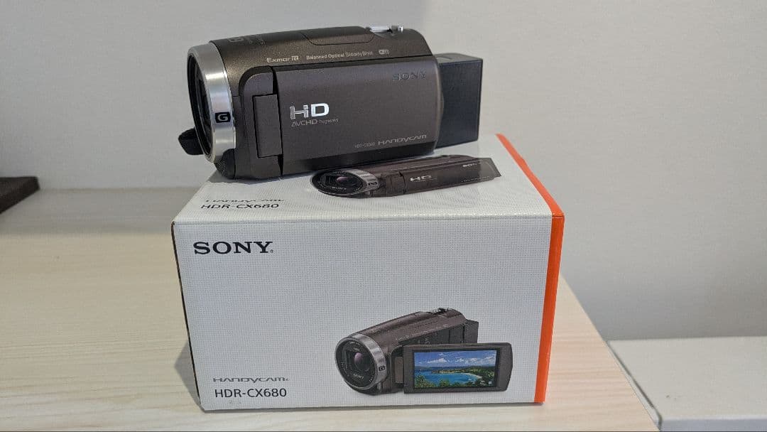 ビデオカメラ SONY HDR-CX680 美品　動作良好　64GB内蔵メモリ