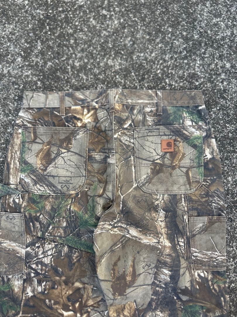 Carhartt Real Tree 迷彩柄 カーゴパンツUSA 38x30