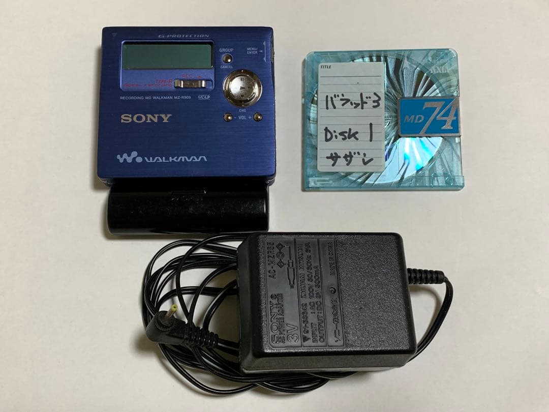 SONY MZ-R909 ポータブルMDプレーヤー