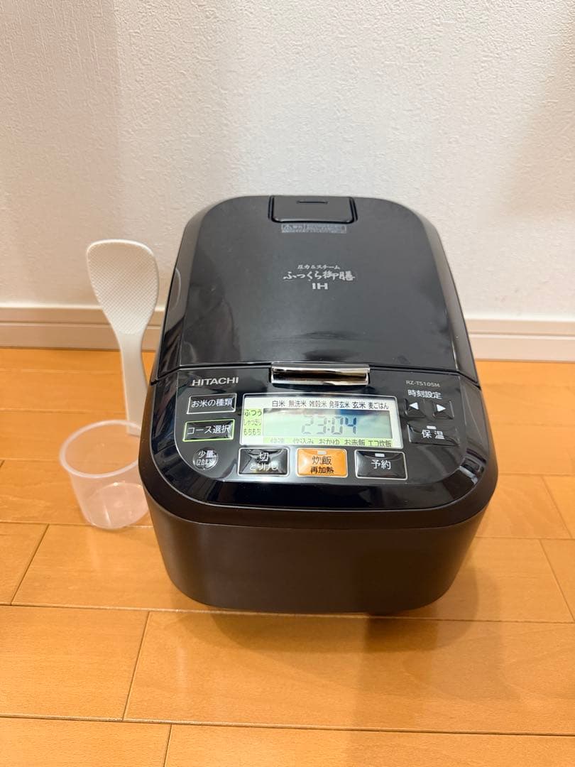 HITACHI【炊飯器】RZ-TS105WG ブラック 2023年製