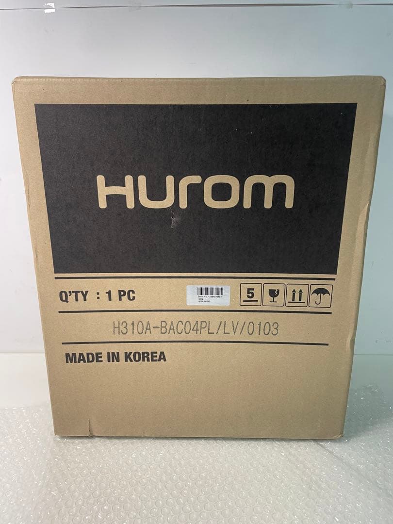 未開封品 HUROM ヒューロム スロージューサー H310A チャコール