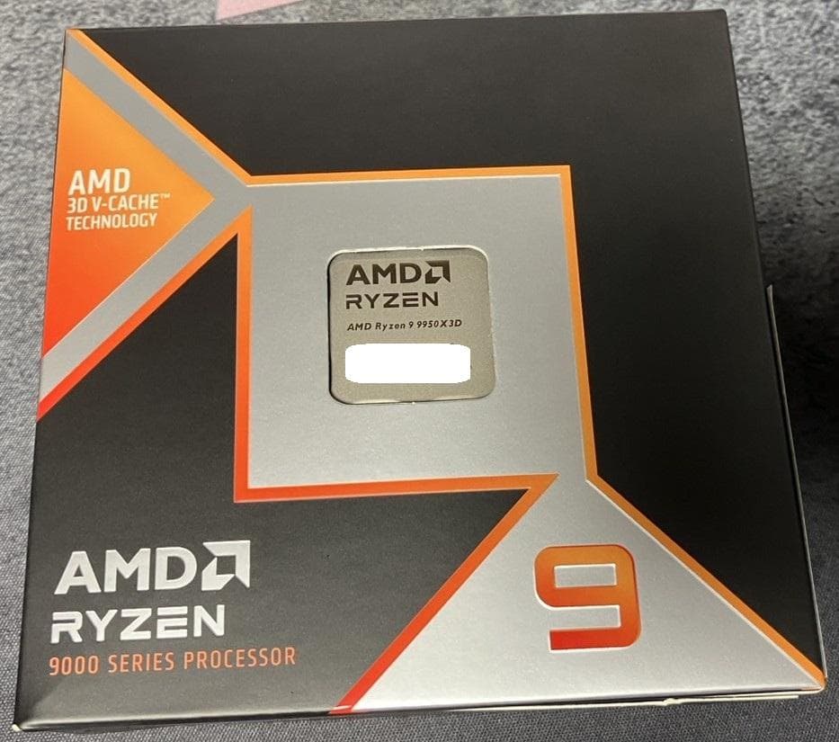 【中古】AMD Ryzen 9 9950X3D BOX