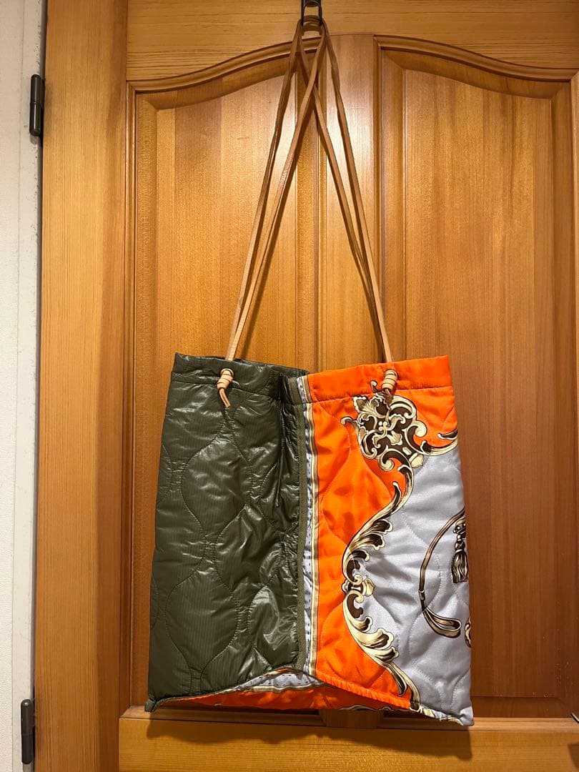 manipuri マニプリ　ショルダー　オレンジ✖️オリーブ