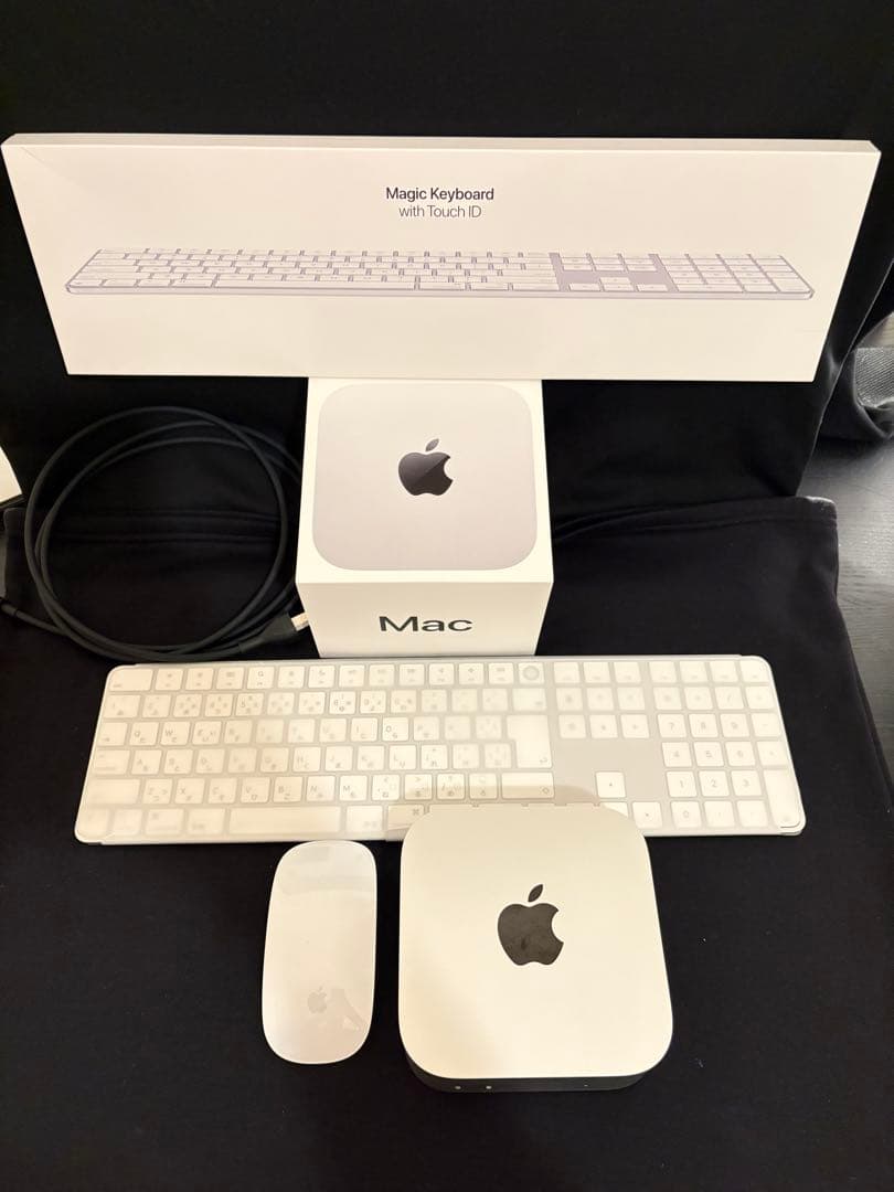 Apple Mac mini M4（16GB／256GB）の 美品フルセット