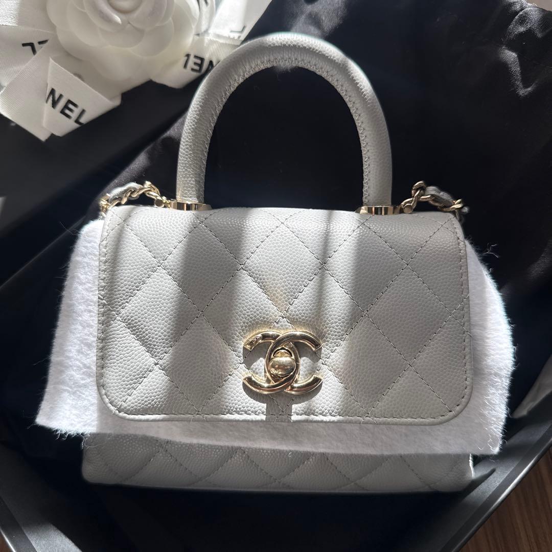 M*y様 新品未使用　CHANEL ココハンドル　14.5 グレー　限定　本日限