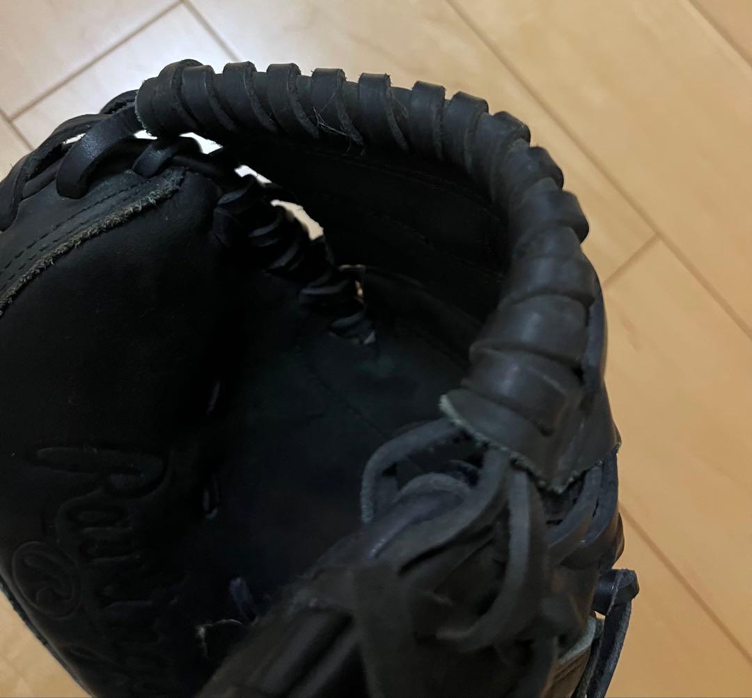 大人用　軟式グローブ　ローリングス　キャッチャーミット ブラック