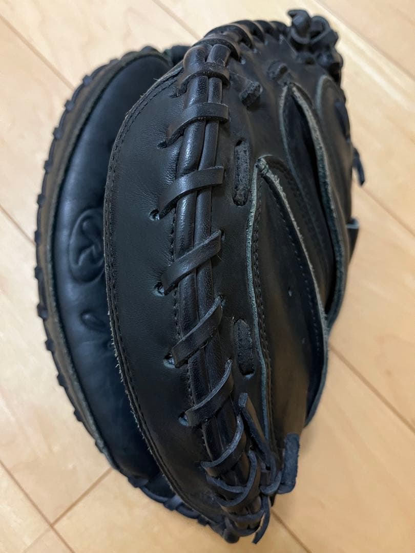 大人用　軟式グローブ　ローリングス　キャッチャーミット ブラック