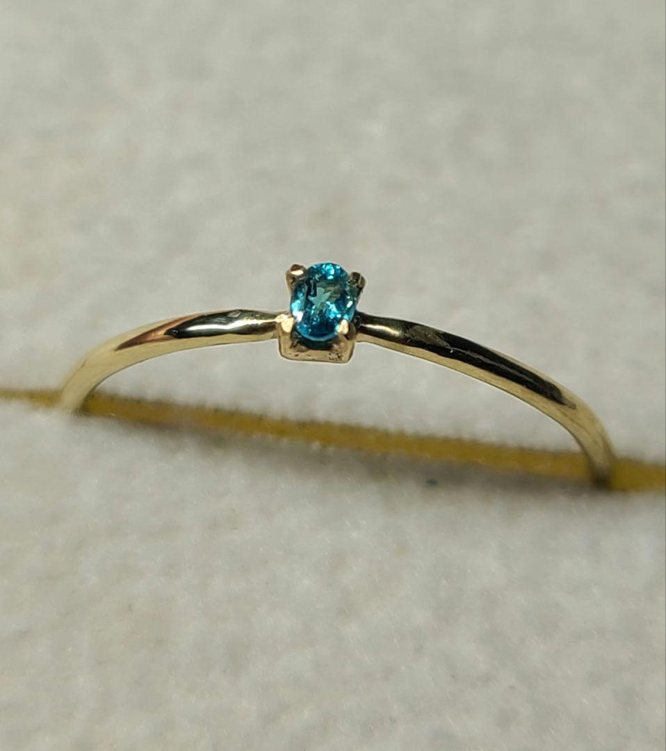 はなはな★ブラジルバターリャパライバトルマリン★リングオーダー