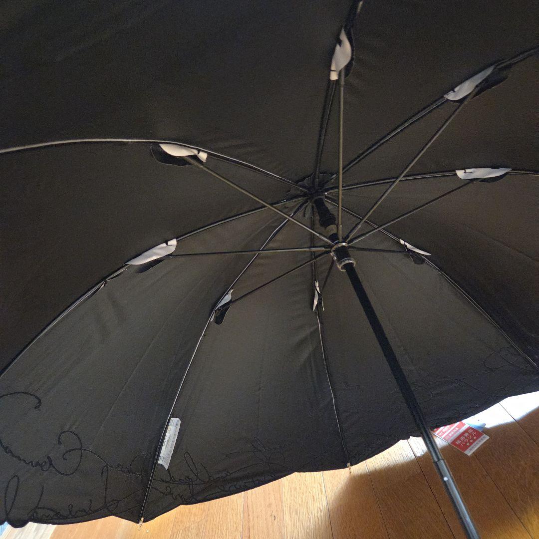 ビューランスカリグラフィー刺しゅう柄晴雨兼用パラソル傘 新品未使用