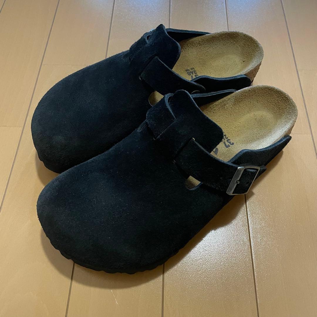 連休価格！BIRKENSTOCK Boston レギュラー幅 BLACK 37