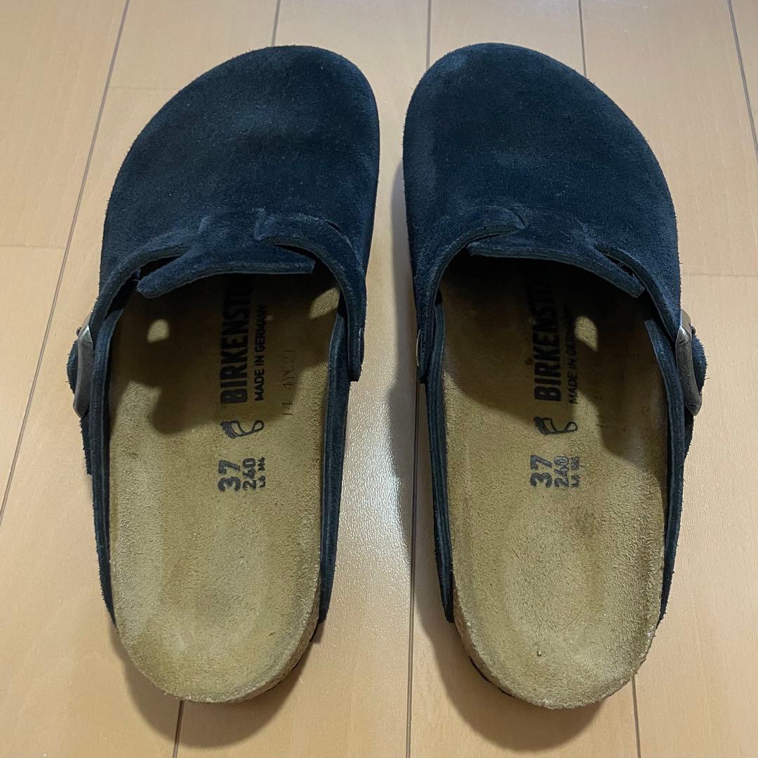 連休価格！BIRKENSTOCK Boston レギュラー幅 BLACK 37
