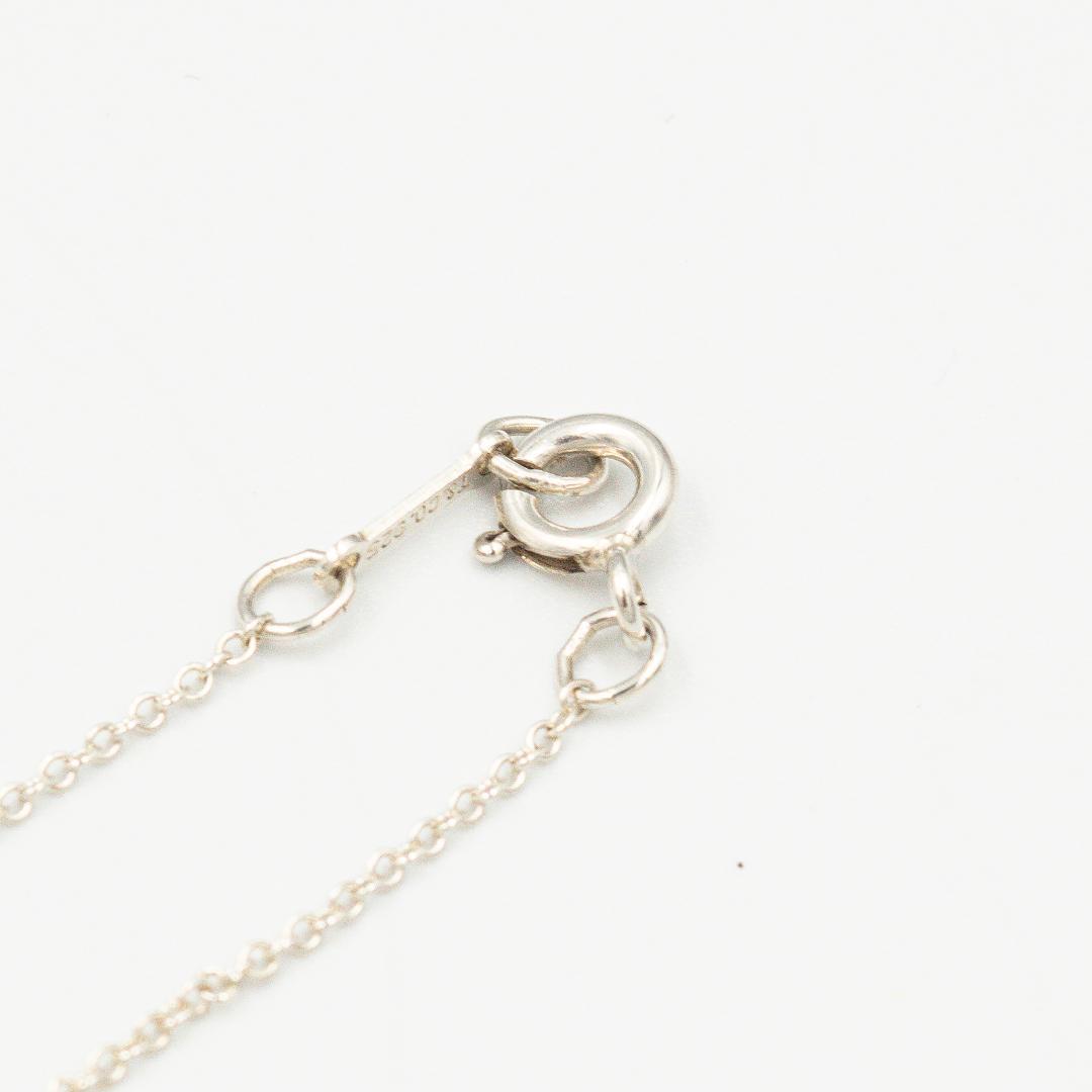 ティファニー ダブルループ ネックレス シルバー 40.5cm ポーチ付き