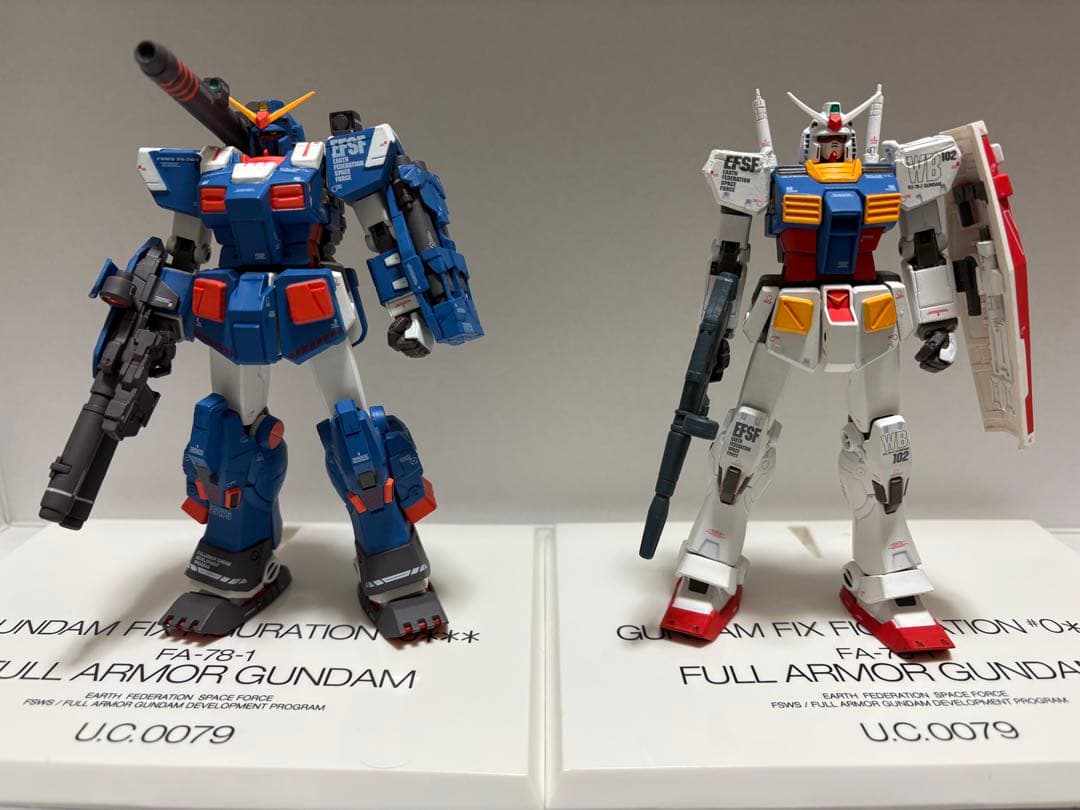 ガンダムフィックスフィギュレーションLIMITED フルアーマーガンダムブルー