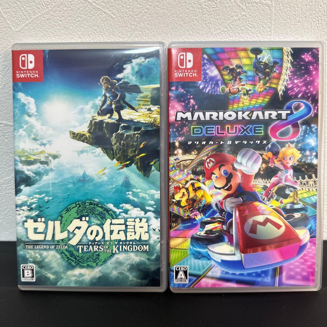 お得まとめ売りNintendo Switch マリカー8DX ゼルダ ティアキン