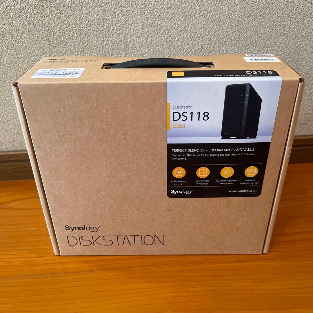 外付けハードディスク・ドライブ Synology DS118 NAS