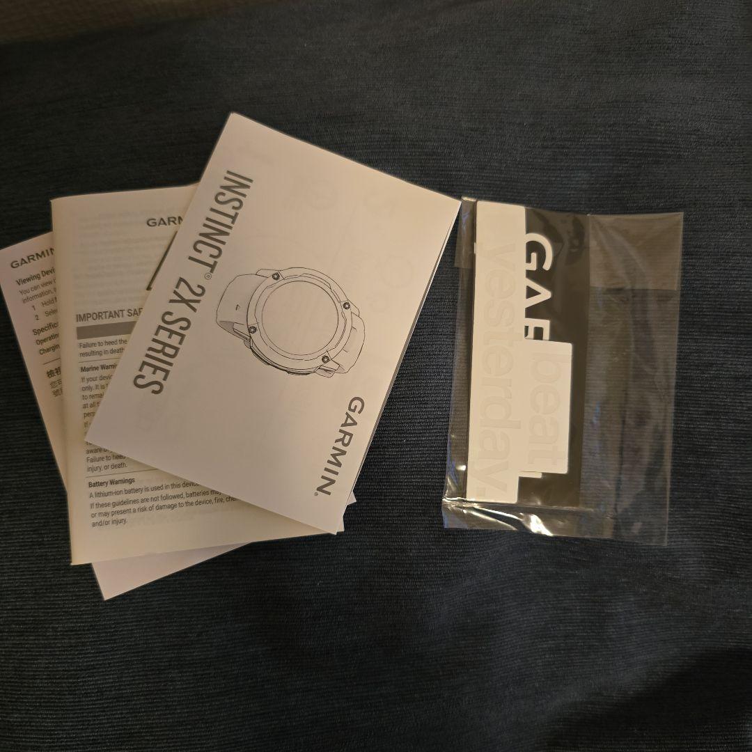 Garmin instinct2x dual power 中古