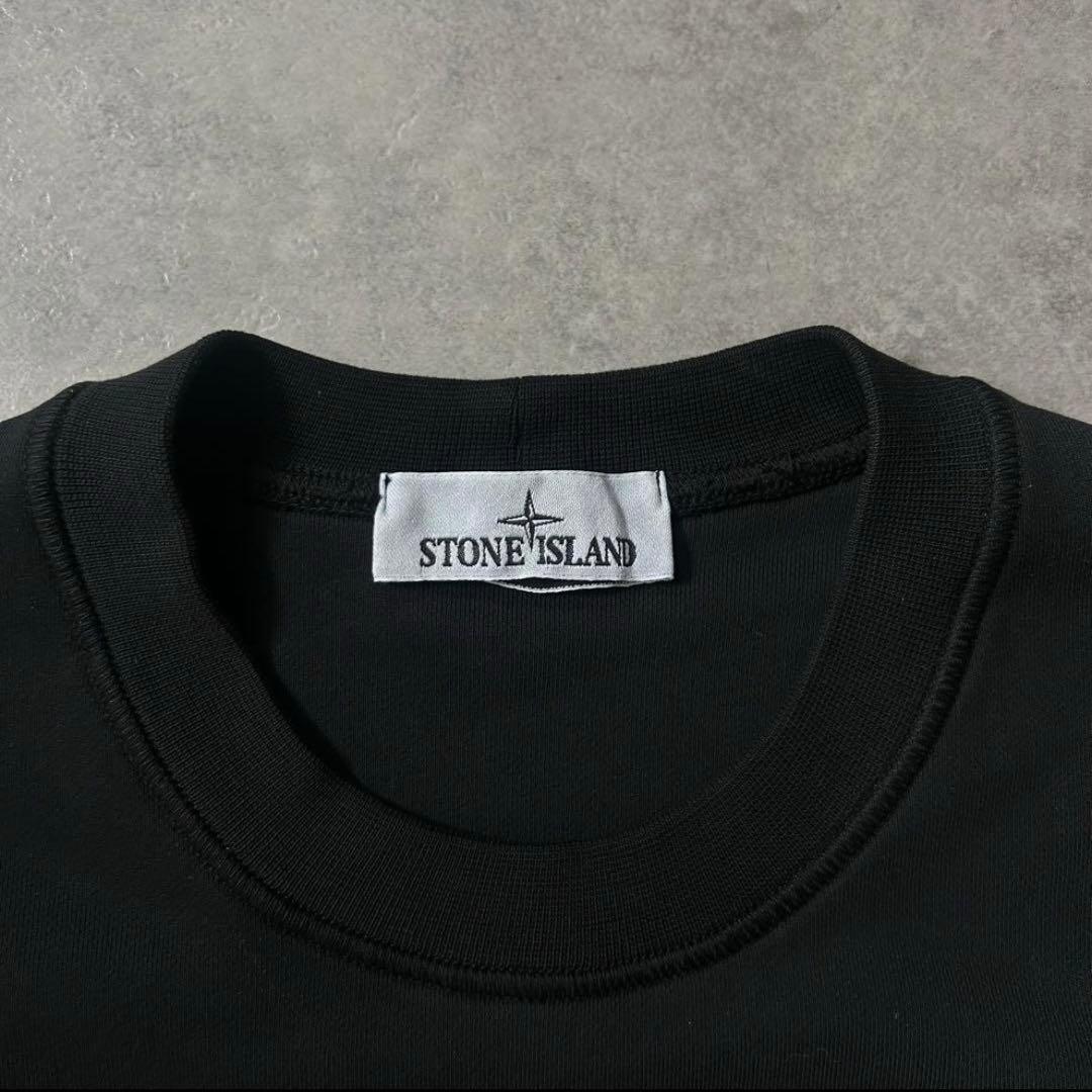 【即完L❗️】stone  スウェットトレーナー　ブラックL 裏起毛❗️