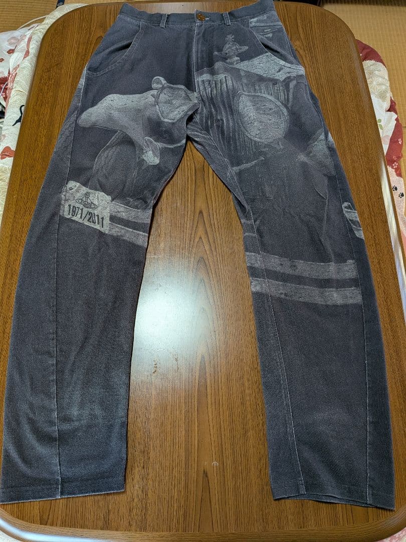 ヴィヴィアンウエストウッド2011AWロールスロイス柄パンツ