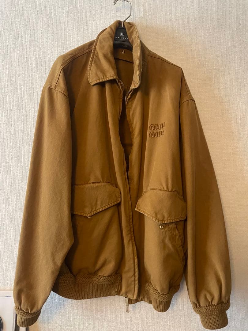 なっとうさん専用　miu miu ブラウンジャンパー 38