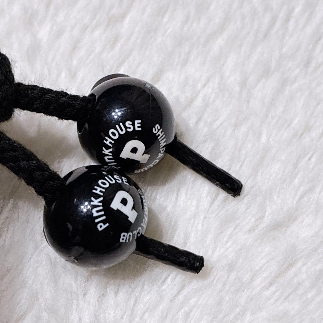 ク*ア様 ピンクハウス 希少 1990年代 うさぎ フード パーカー 黒 ワッペ