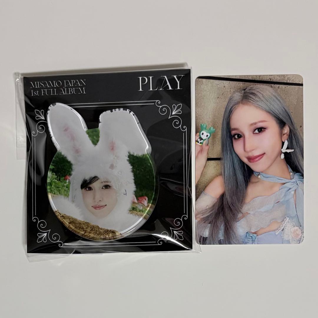 MISAMO ミサモ　リスニングパーティー　ミナ　トレカ　スマホグリップ