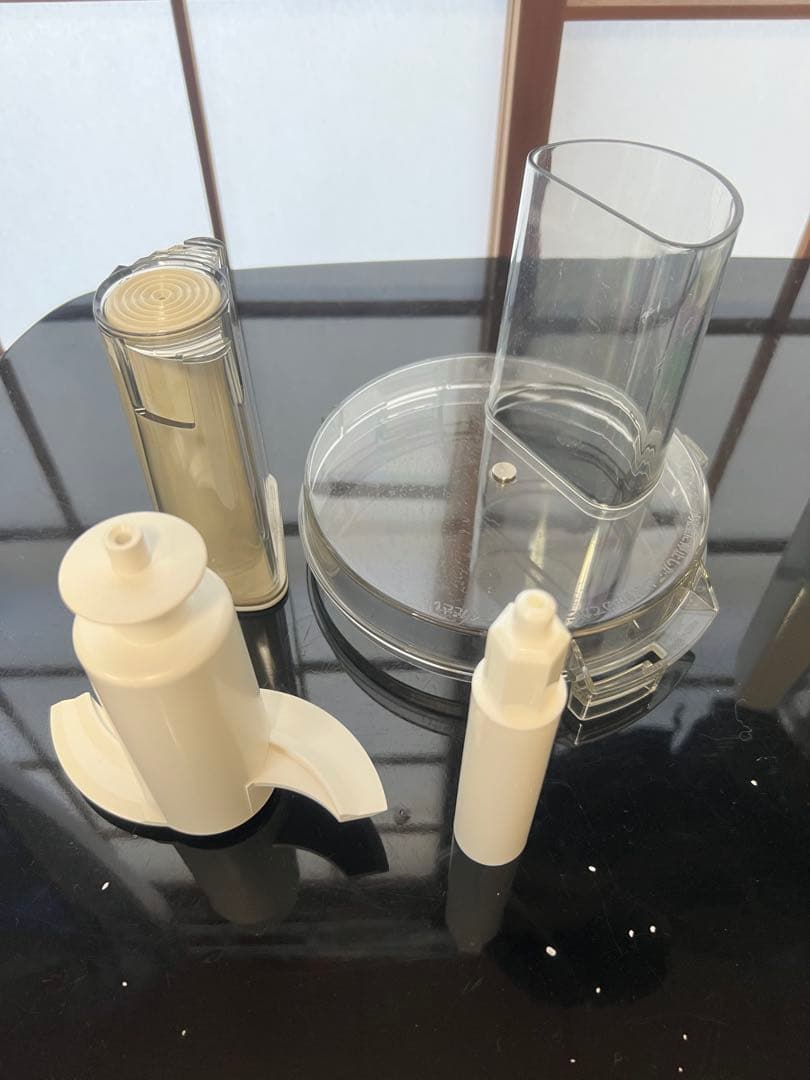 【美品】アムウェイフードプロセッサーケース、レシピ本付 15年製