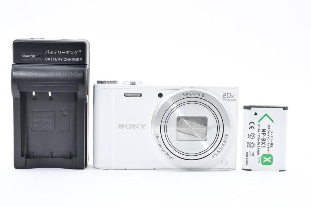 美品 　SONY Cyber-shot DSC-WX300 ホワイト ＃A334