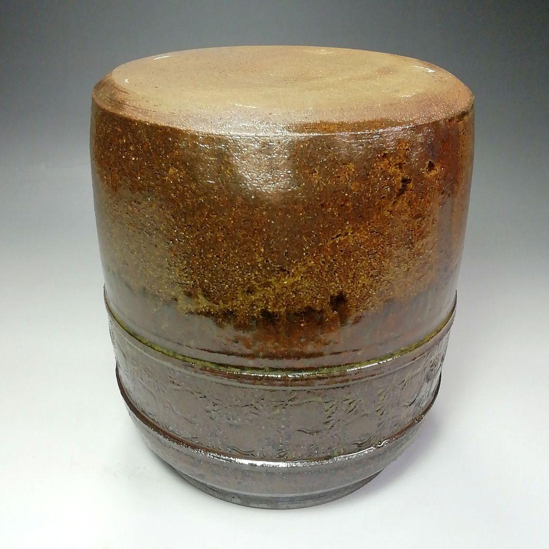 Ｓ５３１　水指　『遠州志戸呂窯』『本多利陶造』　共箱　茶道具