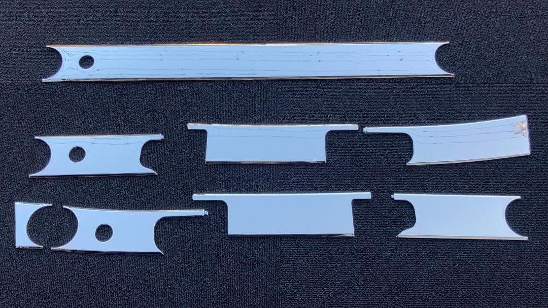 UDクオン パーフェクトクオン メッキワイパーパネル 分割式 貼り付け