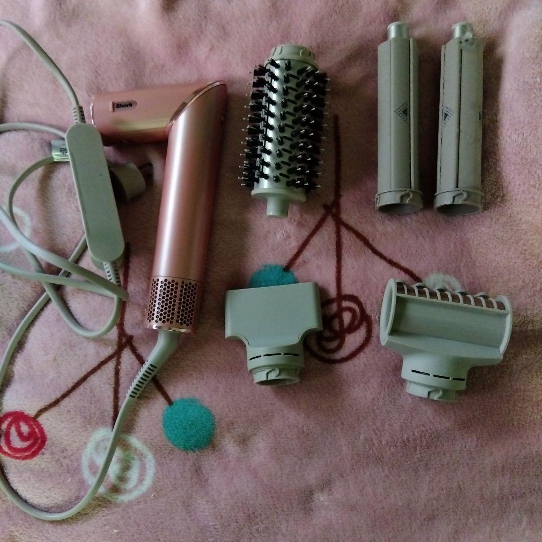 シャーク多機能ヘアドライヤー ピンク